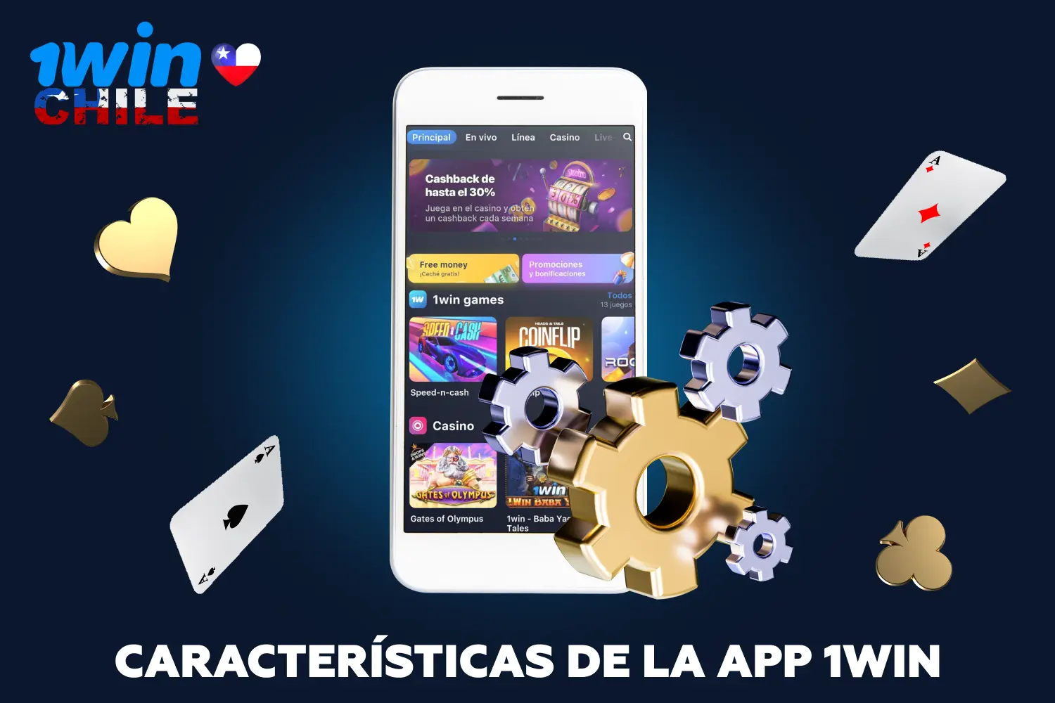 Antes de descargar e instalar la aplicación 1win en su smartphone, se recomienda a los usuarios de Chile que se familiaricen con las características de este programa