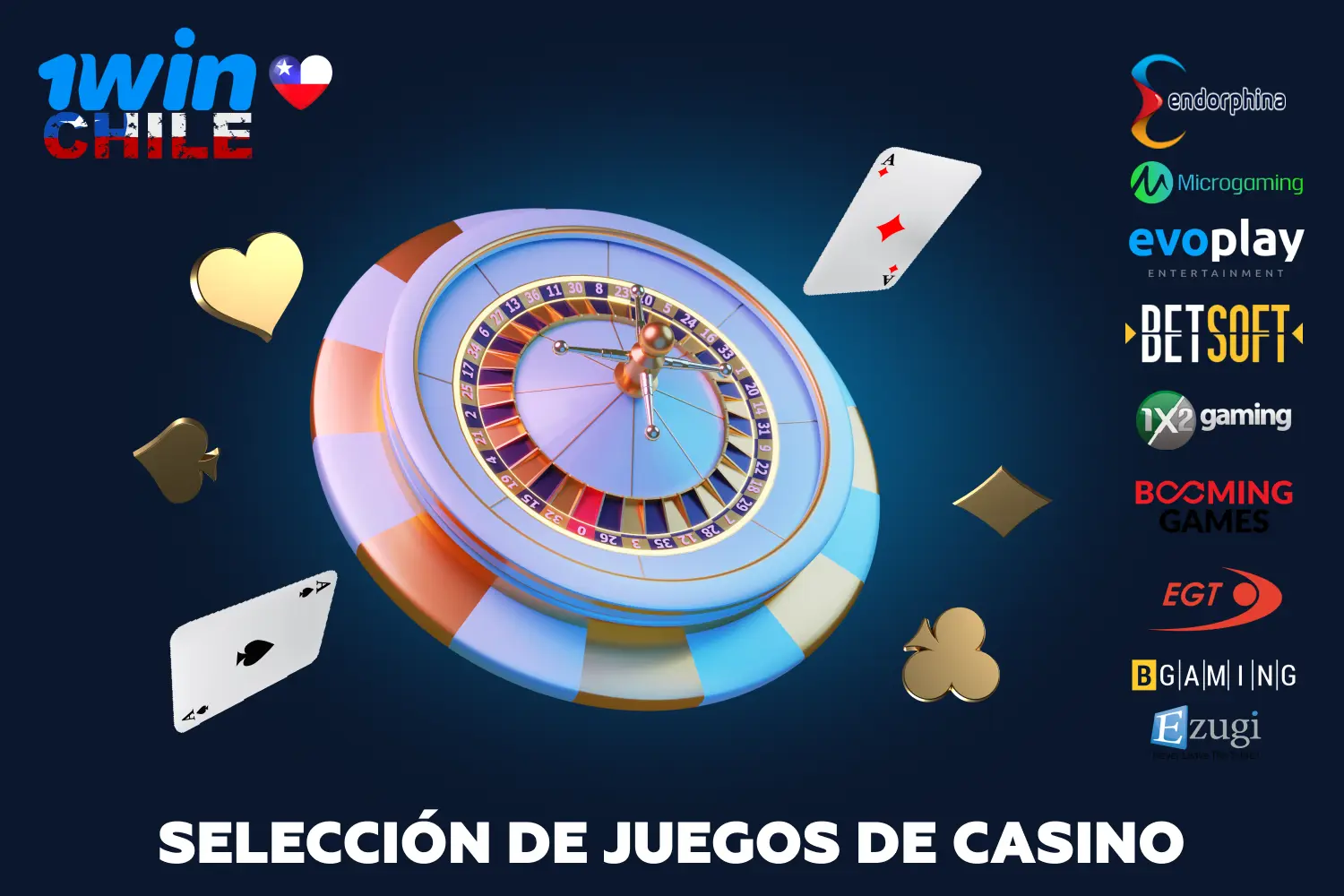 1win Casino ofrece un gran número de juegos de alta calidad de proveedores de renombre para jugadores de Chile