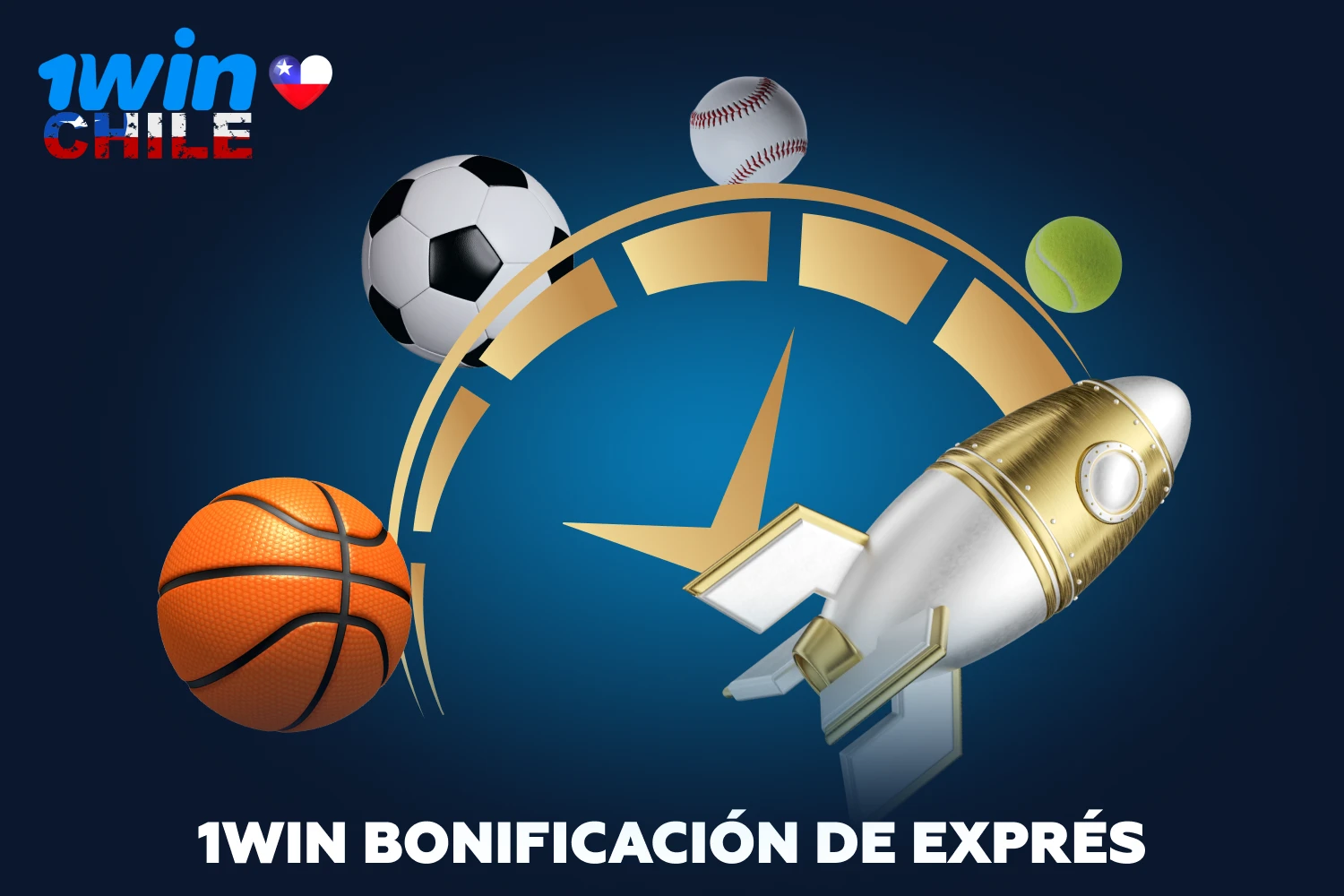 Los jugadores chilenos pueden obtener beneficios extra con el bono deportivo de 1win realizando apuestas exprés en eventos 5-11+