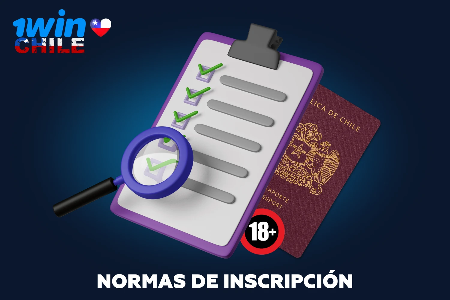Antes de registrarse en 1win, debe familiarizarse con la lista de normas que deben cumplir los jugadores de Chile
