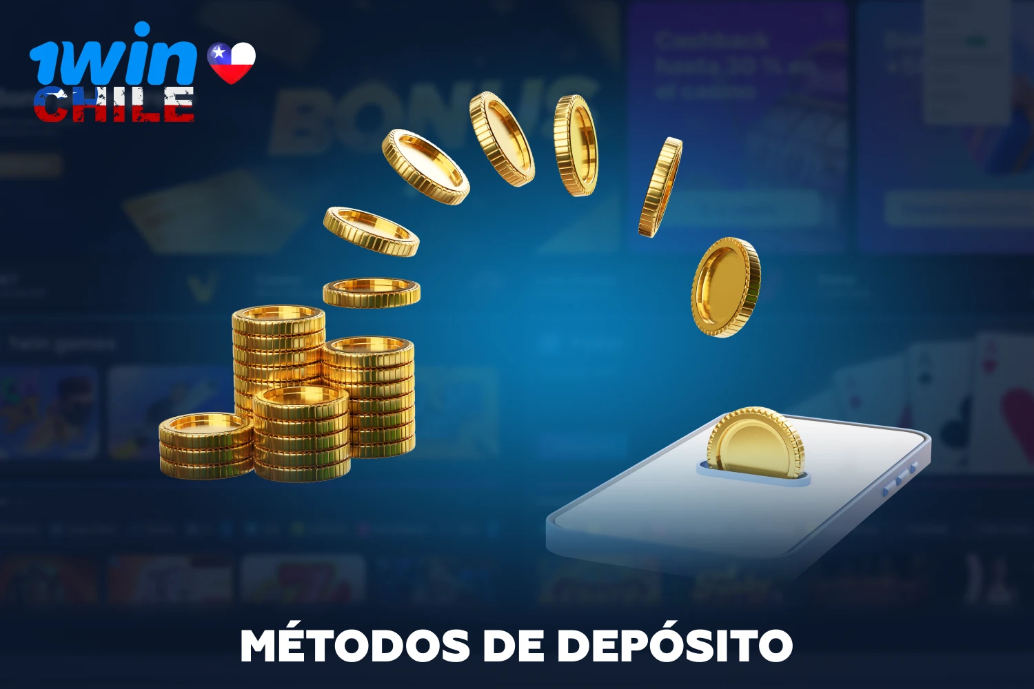 Inmediatamente después de abrir una cuenta 1win, los chilenos tendrán acceso a todos los juegos y funciones del casino por dinero real
