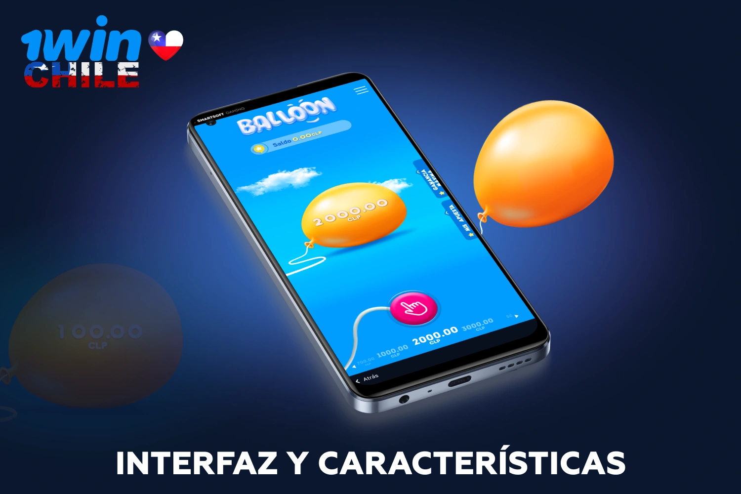 La interfaz de 1win Balloon es sencilla e intuitiva, y permite personalizar las apuestas y seguir las estadísticas