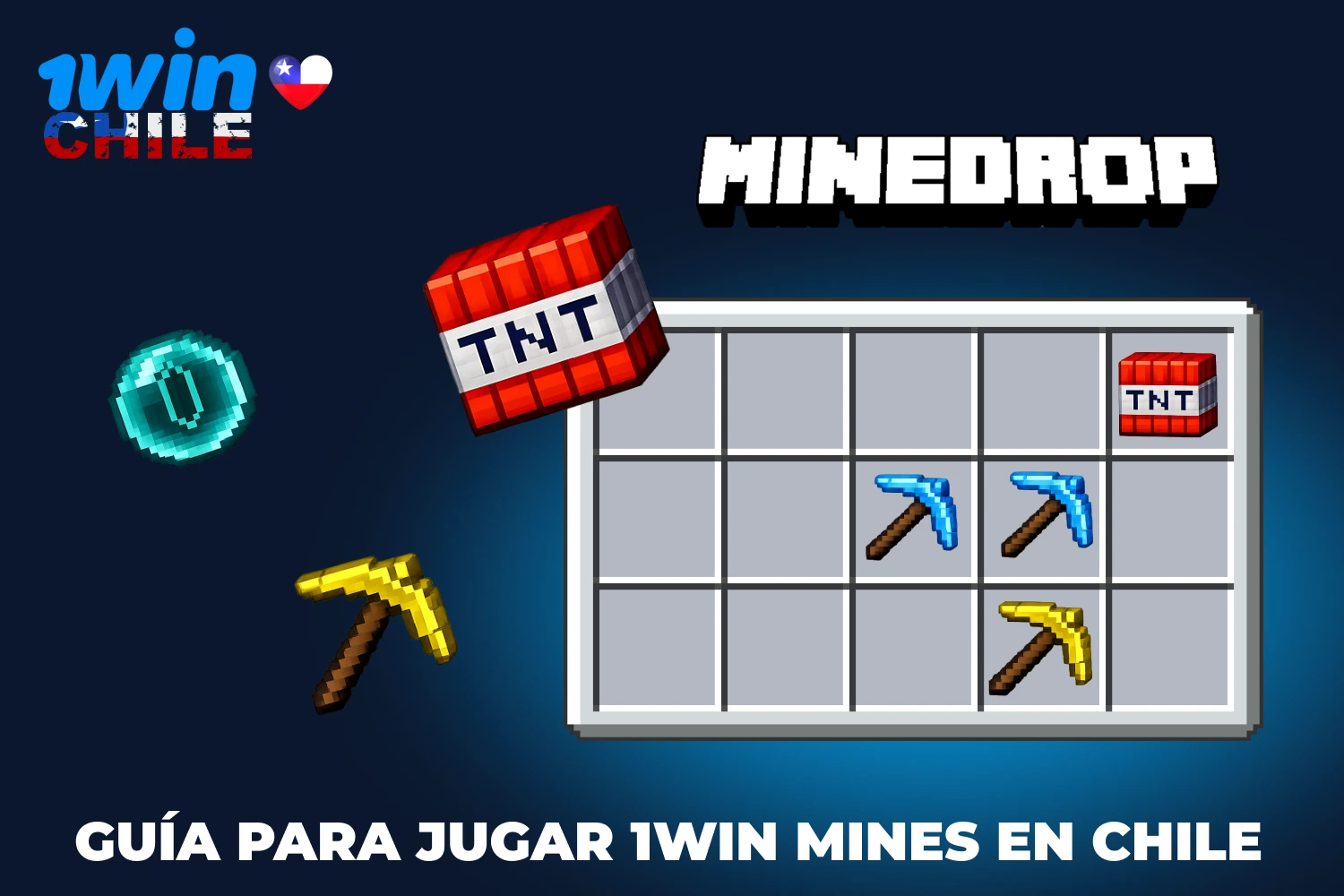 1win MineDrop es un nuevo juego popular en Chile que combina la destrucción de bloques con la emoción de los juegos de azar